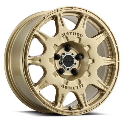 17x8 Method MR502 RALLY Gold Wheel 5x100 (38mm)