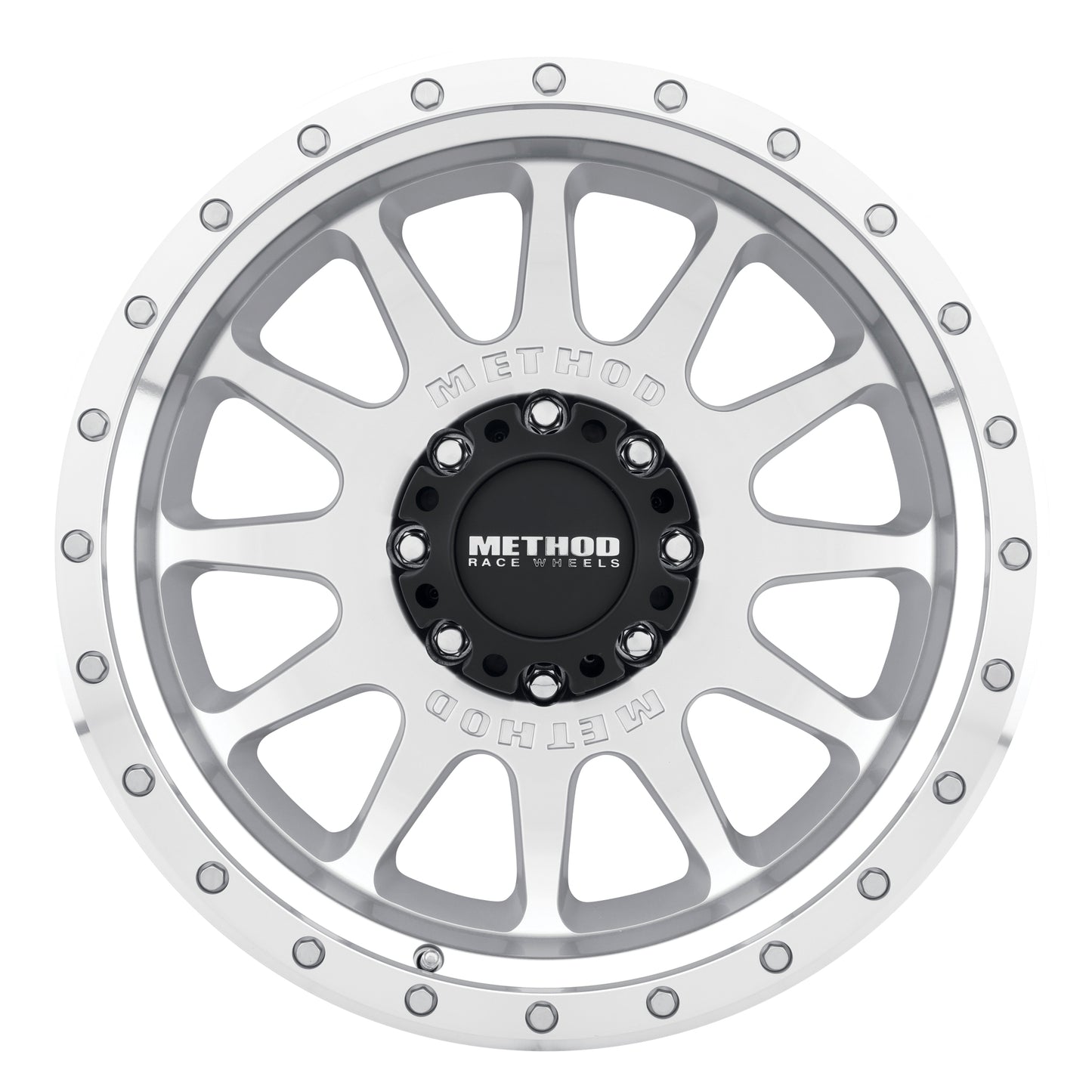 20x10 Method MR605 NV Machined W/ Clear Coat Wheel 8x6.5 (-24mm)