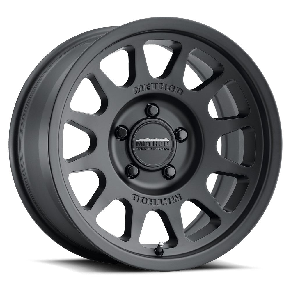 17x9 Method MR703 Bead Grip Matte Black Wheel 5x5 (-12mm)
