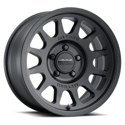 17x9 Method MR703 Bead Grip Matte Black Wheel 5x5 (-12mm)
