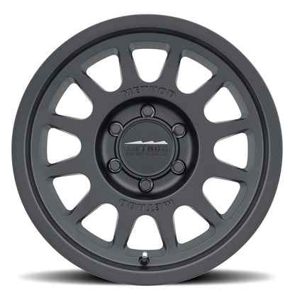 17x9 Method MR703 Bead Grip Matte Black Wheel 6x5.5 (-12mm)