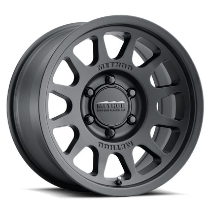 17x9 Method MR703 Bead Grip Matte Black Wheel 6x5.5 (-12mm)