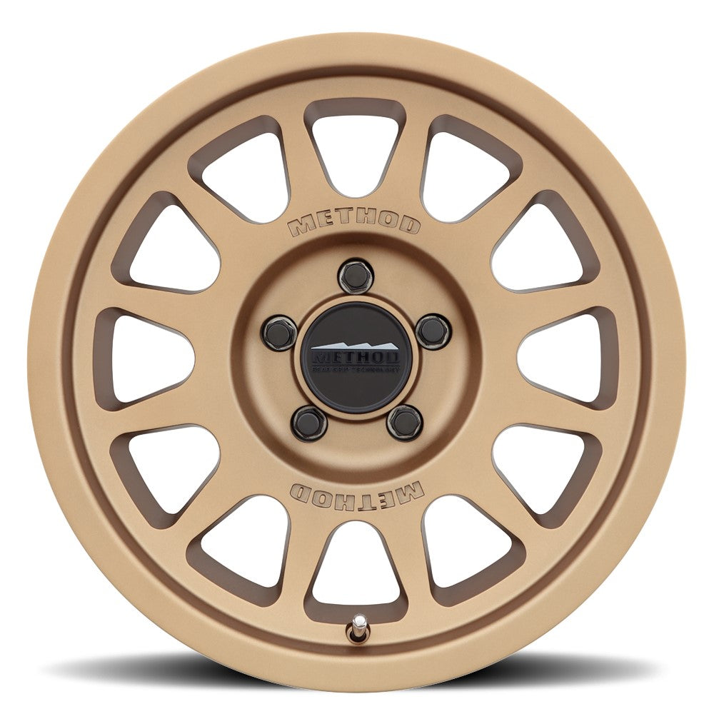17x9 Method MR703 Bead Grip Bronze Wheel 5x5.5 (-12mm)