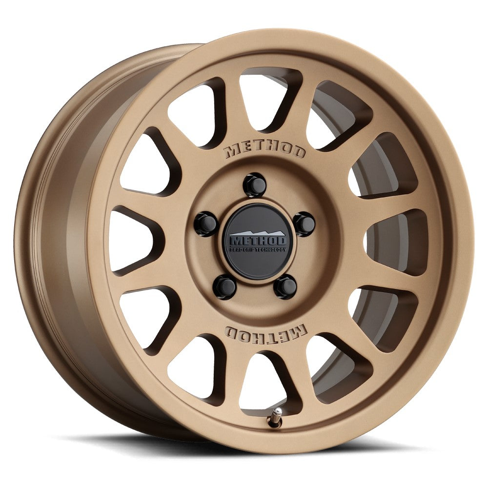 17x9 Method MR703 Bead Grip Bronze Wheel 5x5.5 (-12mm)