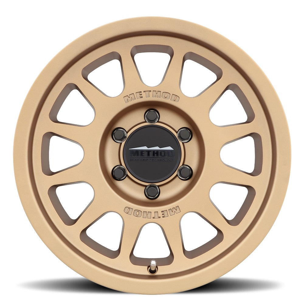 17x9 Method MR703 Bead Grip Bronze Wheel 6x5.5 (-12mm)