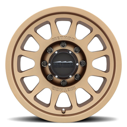 17x9 Method MR703 Bead Grip Bronze Wheel 8x6.5 (-12mm)