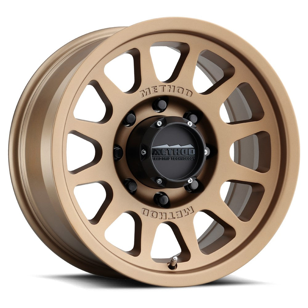 17x9 Method MR703 Bead Grip Bronze Wheel 8x6.5 (-12mm)