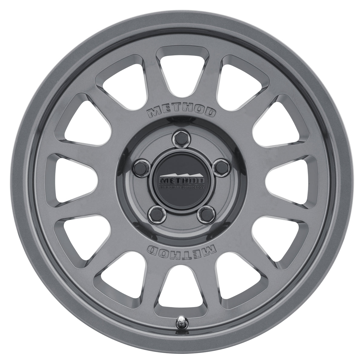 17x9 Method MR703 Bead Grip Gloss Titanium Wheel 5x5.5 (-12mm)