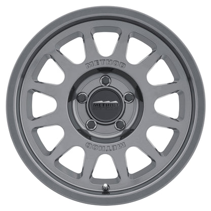 17x9 Method MR703 Bead Grip Gloss Titanium Wheel 5x5.5 (-12mm)