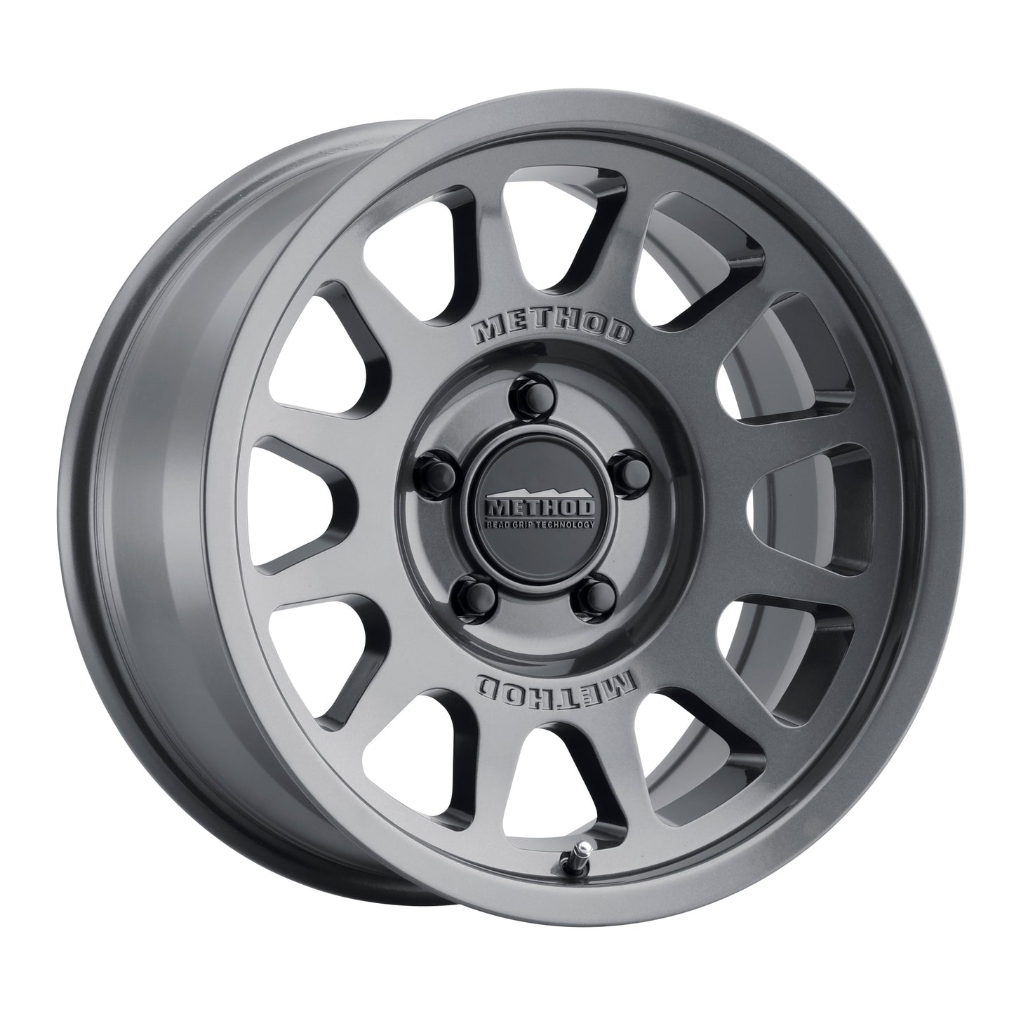 17x9 Method MR703 Bead Grip Gloss Titanium Wheel 5x5 (-12mm)