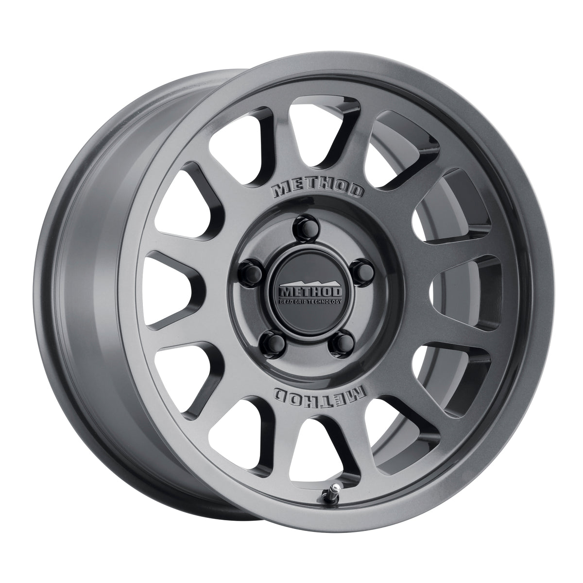 17x9 Method MR703 Bead Grip Gloss Titanium Wheel 5x5.5 (-12mm)