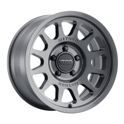 17x9 Method MR703 Bead Grip Gloss Titanium Wheel 5x5.5 (-12mm)