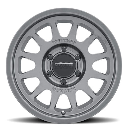17x9 Method 703T Bead Grip Gloss Titanium Wheel 6x5.5 (-12mm)