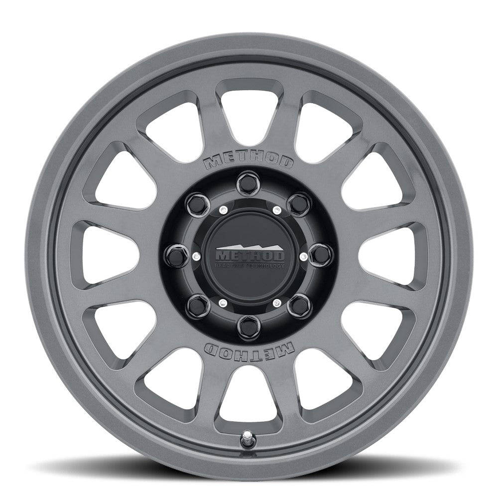 17x9 Method 703T Bead Grip Gloss Titanium Wheel 8x6.5 (-12mm)