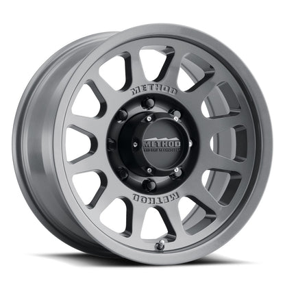 17x9 Method MR703 Bead Grip Gloss Titanium Wheel 8x6.5 (-12mm)