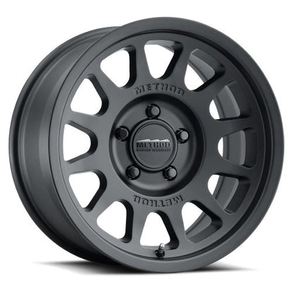 17x8.5 Method Race Wheels MR703 Bead Grip Matte Black Wheel 5x5.5 (0mm)