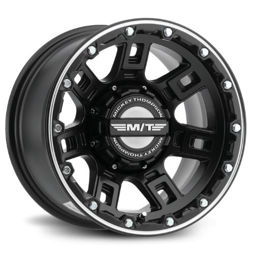 15x10 Mickey Thompson 368MB Sidebiter Lock Black Wheel 5x5.5 -45