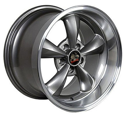 17x10.5 OE Wheels FR01 Anthracite with Machined Lip Wheel 5x4.5 (27mm)