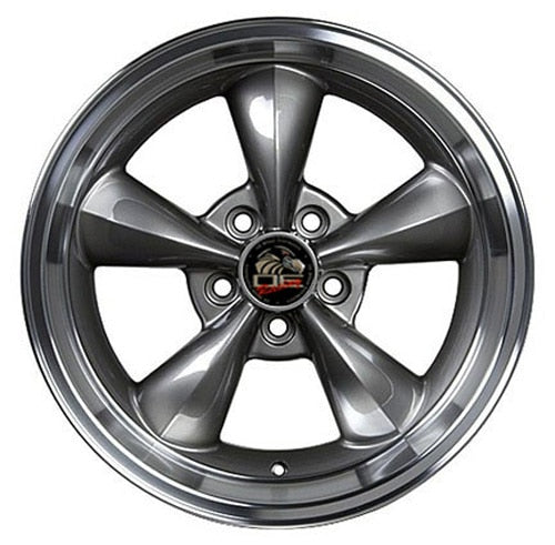 17x10.5 OE Wheels FR01 Anthracite with Machined Lip Wheel 5x4.5 (27mm)