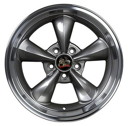 17x10.5 OE Wheels FR01 Anthracite with Machined Lip Wheel 5x4.5 (27mm)