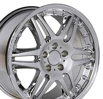 18x8.5 OE Wheels MB09 Chrome Wheel 5x112 (35mm)