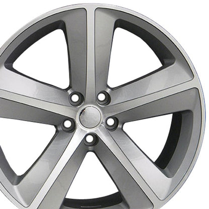 20x9 OE Wheels DG05 Silver Machined Wheel 5x115 (20mm)