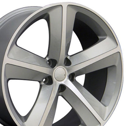 20x9 OE Wheels DG05 Silver Machined Wheel 5x115 (20mm)