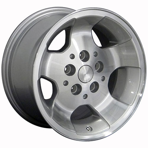 15x8 OE Wheels JP08 Silver Machined Wheel 5x4.5 (25.4mm)