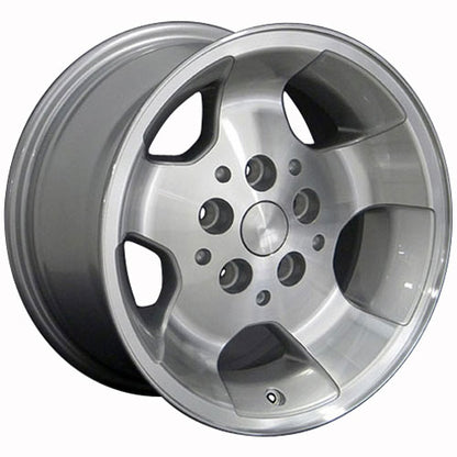 15x8 OE Wheels JP08 Silver Machined Wheel 5x4.5 (25.4mm)