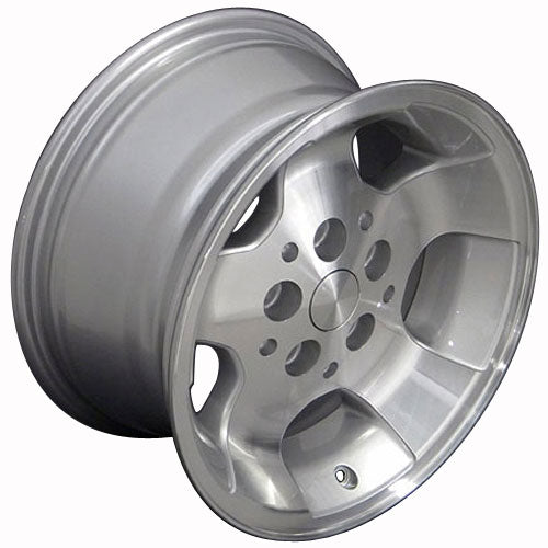 15x8 OE Wheels JP08 Silver Machined Wheel 5x4.5 (25.4mm)
