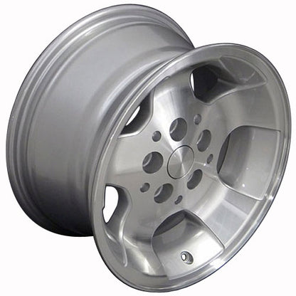 15x8 OE Wheels JP08 Silver Machined Wheel 5x4.5 (25.4mm)