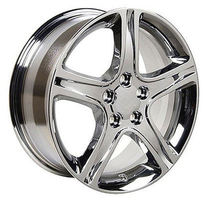 17x7 OE Wheels LX01 Chrome Wheel 5x4.5 (50mm)