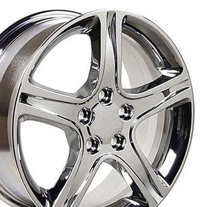 17x7 OE Wheels LX01 Chrome Wheel 5x4.5 (50mm)