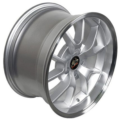 18x10 OE Wheels FR05B Silver with Machined Lip Wheel 5x4.5 (22mm)