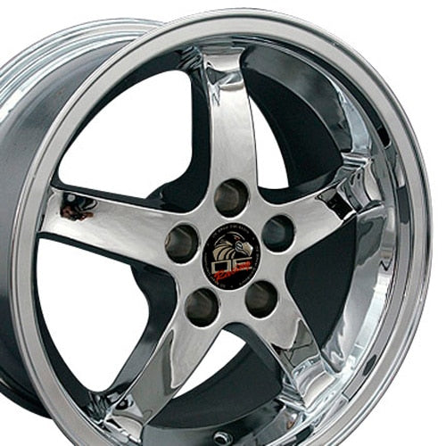 17x9 OE Wheels FR04B Chrome Wheel 5x4.5 (24mm)