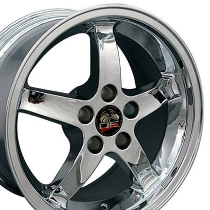 17x9 OE Wheels FR04B Chrome Wheel 5x4.5 (24mm)