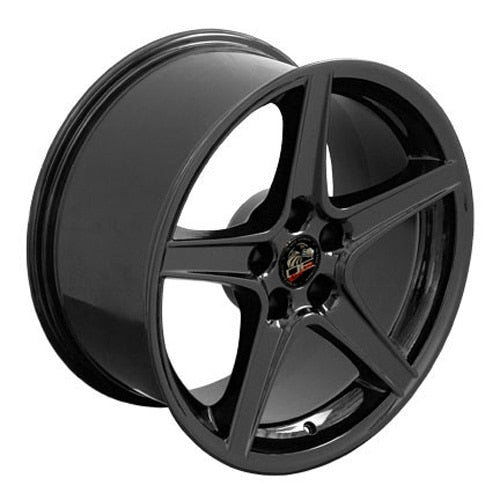 18x9 OE Wheels FR06B Gloss Black Wheel 5x4.5 (24mm)