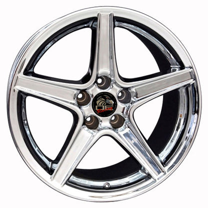 18x9 OE Wheels FR06B Chrome Wheel 5x4.5 (24mm)