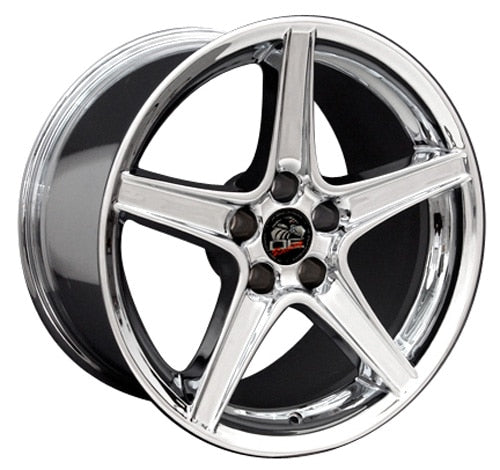 18x9 OE Wheels FR06B Chrome Wheel 5x4.5 (24mm)