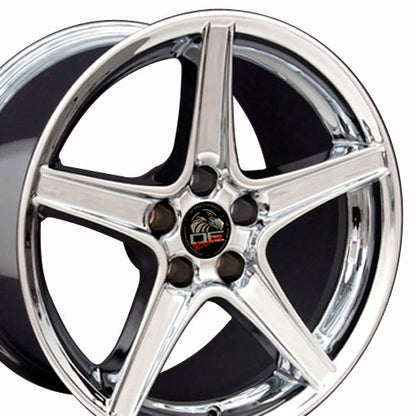 18x9 OE Wheels FR06B Chrome Wheel 5x4.5 (24mm)