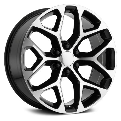 20x9 OE Performance 176BM Gloss Black Milled Accents Wheel 6x5.5 (24mm)