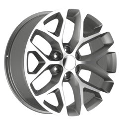 20x9 OE Performance 176GM Gunmetal Machined Face Wheel 6x5.5 (24mm)