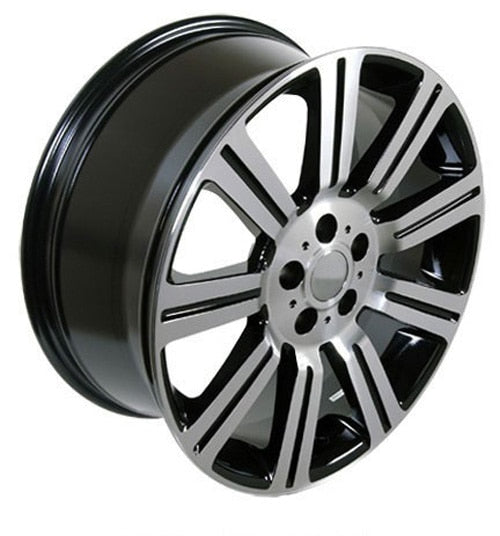 22x10 OE Wheels LR01 Black Machined Wheel 5x120 (50mm)