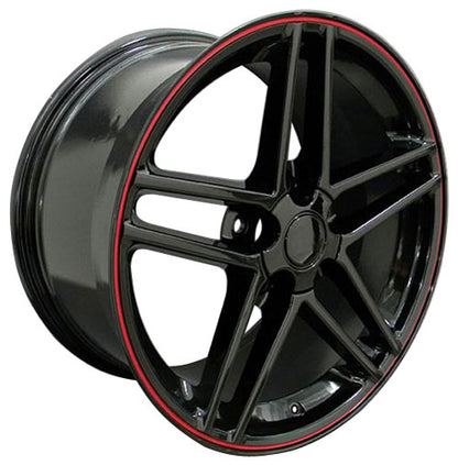 17x9.5 OE Wheels CV07A Gloss Black Wheel 5x4.75 (54mm)