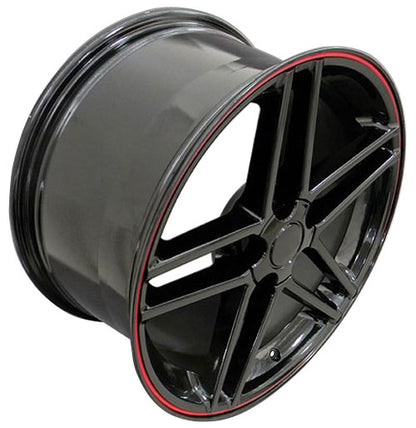 18x10.5 OE Wheels CV07A Gloss Black Wheel 5x4.75 (56mm)