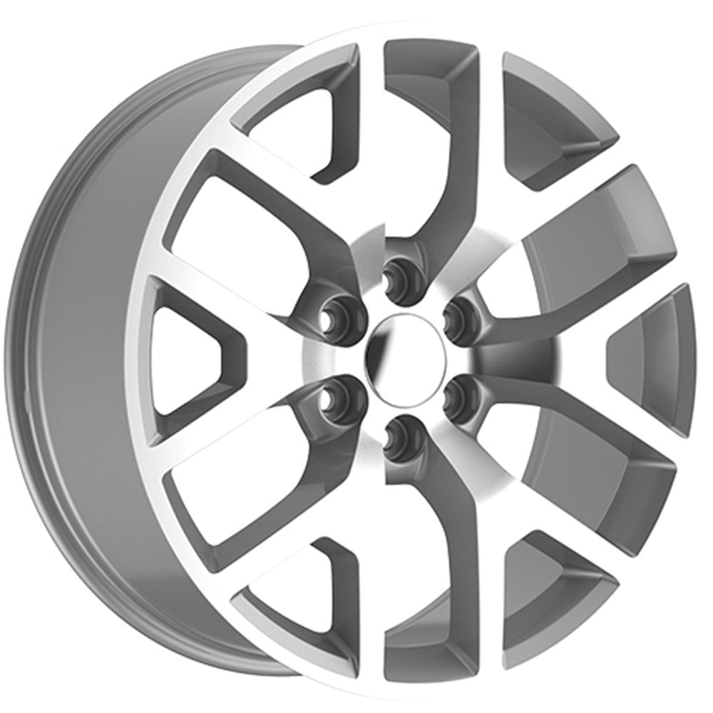 20x9 OE Performance 169MS Silver Machined Face Wheel 6x5.5 (27mm)