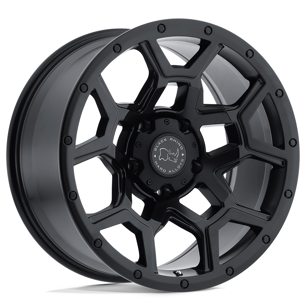 20x9.5 Black Rhino OVERLAND MATTE BLACK Wheel 6x135 (6mm)