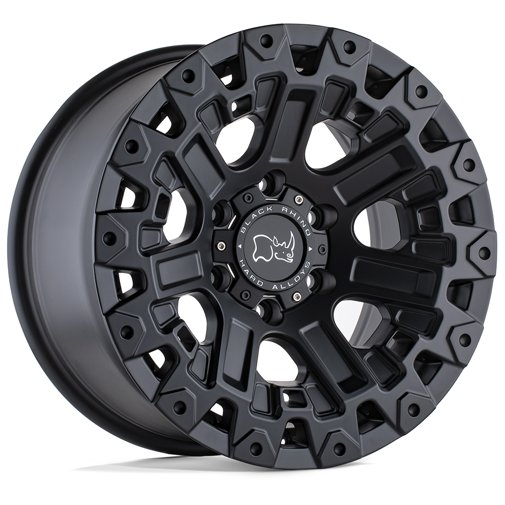 17x9.5 Black Rhino OZARK MATTE BLACK Wheel 6x5.5 (12mm)