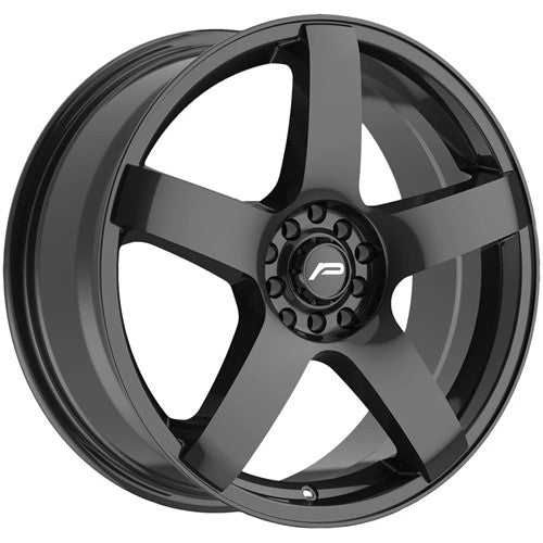 17x7.5 Pacer 794B Fiver Satin Black Wheel 5x100/5x4.5 (42mm)