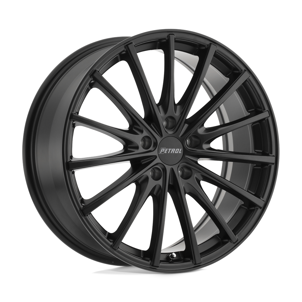 19x8 Petrol P3A MATTE BLACK Wheel 5x100 (35mm)